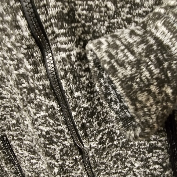 Canada Weather Gear Black/Yellow Hooded Zip-Up Lightweight Jacket - Picture 8 of 15